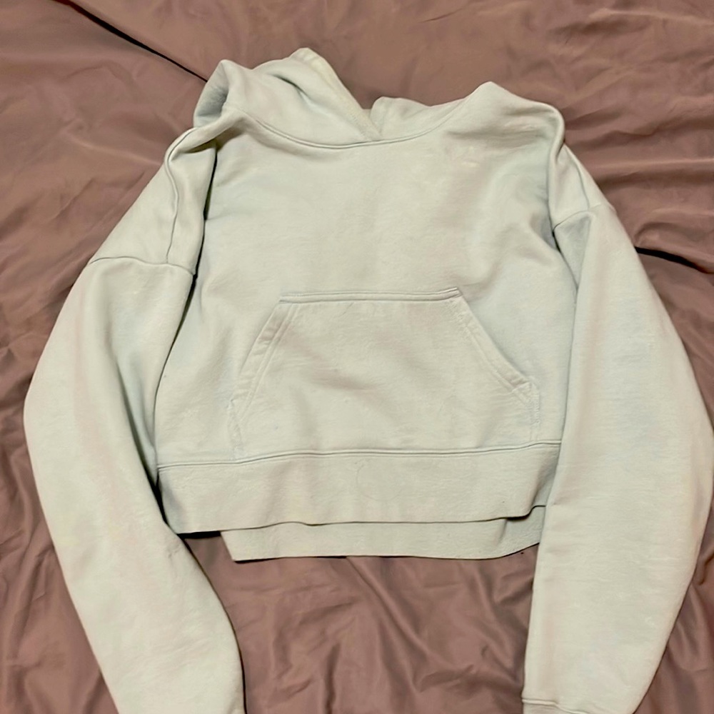 TNA Mint Cropped Hoodie